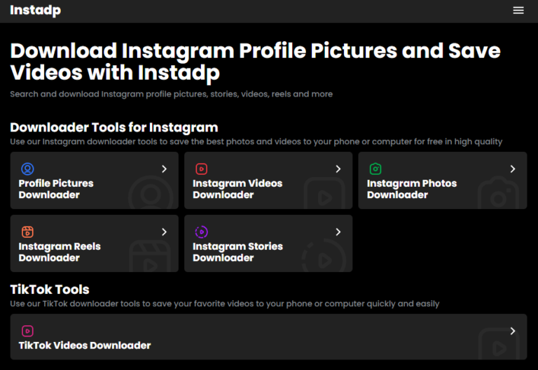 Logiciel InstaDP permet de télécharger les photos Instagram